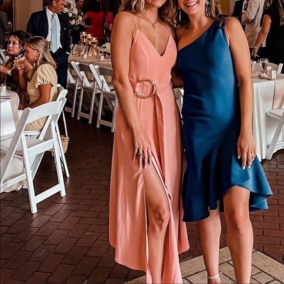 Shona Joy Dresses & Skirts - Shona Joy Zelda Dress With Ring in Dusty Pink